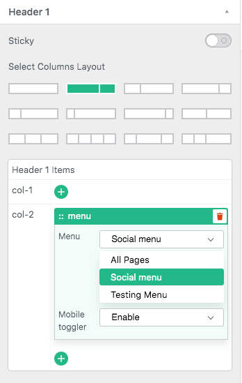 Add Column Item